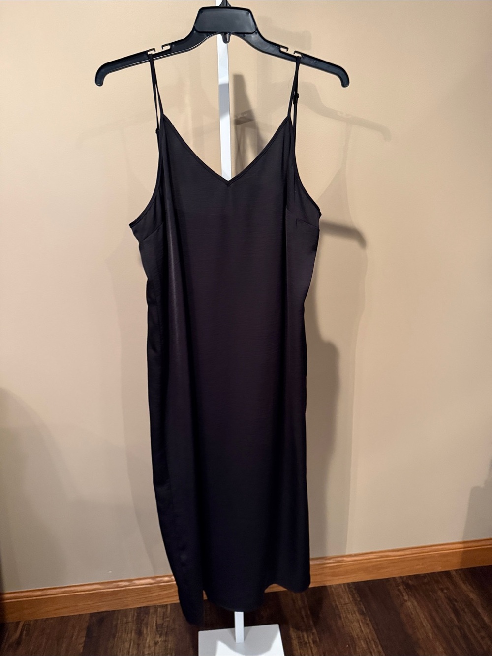 a new day Black Slip Midi Dress